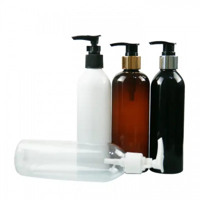 100ml 200ml 300ml 500ml 1000ml Transparent White Black Plastic Hair Shampoo and Conditioner Bottle w