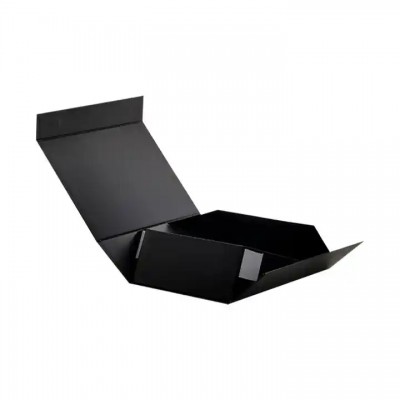 OEM Printed Paper Magnetic Rigid Cardboard Clothing Shoe Packaging Ribbon Magnetic Closure Folding F