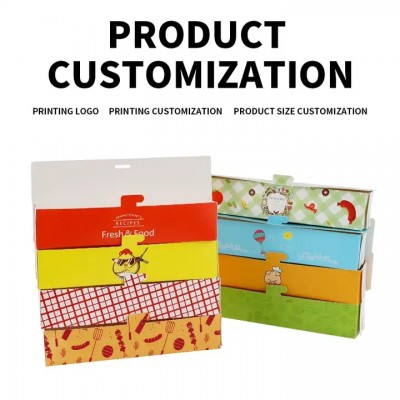Biodegradable Wholesale Custom Printing Hot Dog Food Paper Tray Hot Dog Packaging box For packaging 