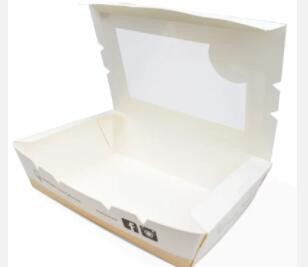 High Quality Custom Printed Art Paper Box Clear Donut Box / 3
