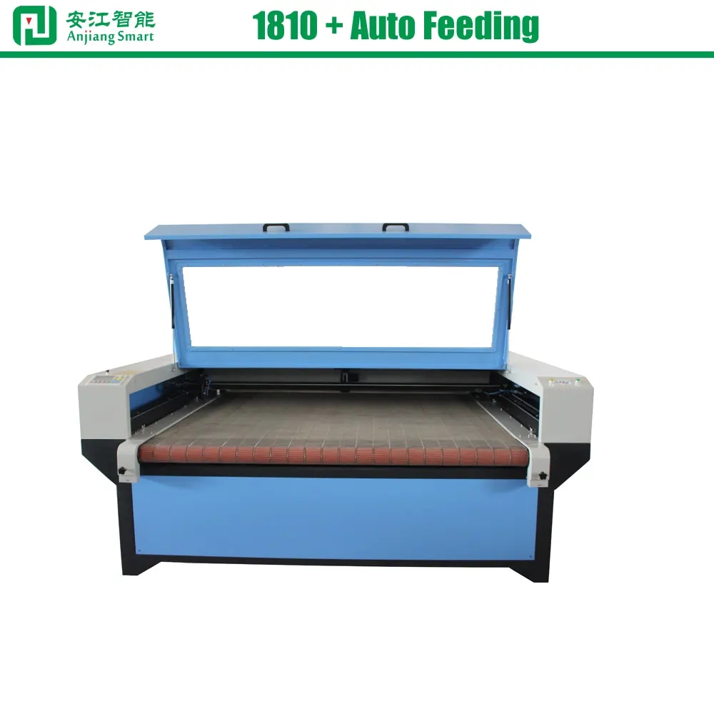Highly Recommended Leather Patch Laser Engraving Cutting Machine Sublimation Fabric Cutter For Batch / 1