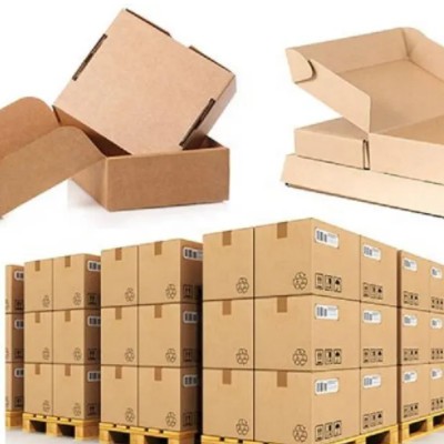 In Stock Custom Logo Eco Friendly Carton Cardboard Corrugated Shipping Mailer Paper Box emballage Ca / 3