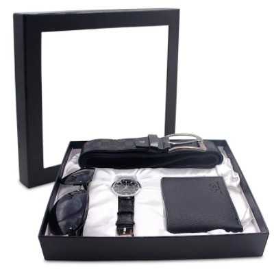 custom luxury corporate groomsmen men birthday box gift set for men with logo / 2