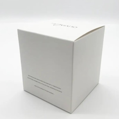Custom Logo Luxury Paper Candle Gift Whine Candle Boxes with Insert / 1
