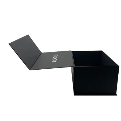 Luxury Paper Black Book Magnet Magnetbox Packaging Boxes Closure Rigid Rigit Magnetic Gift Box with  / 1